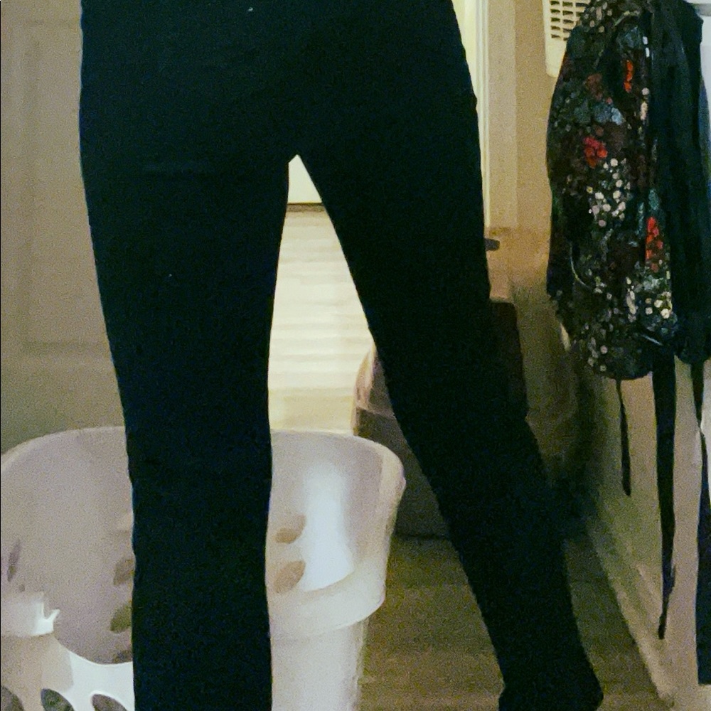 Simple Society Black Skinny Jeans with Holes